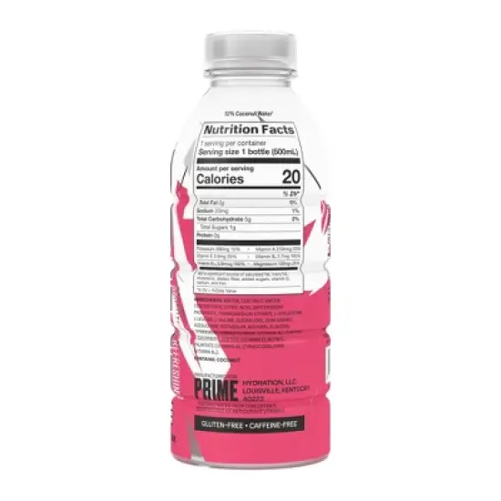 Prime Ice Hydration Red Chill Sports Drink - 16.9 fl oz Bottle image {2}