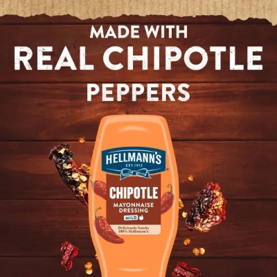 Hellman's Chipotle Mayonnaise Mild Spread & Dressing - 11.5oz image {5}
