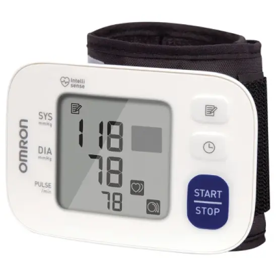 Omron&reg; 3 Series&reg; Wrist Blood Pressure Monitor in White image {2}