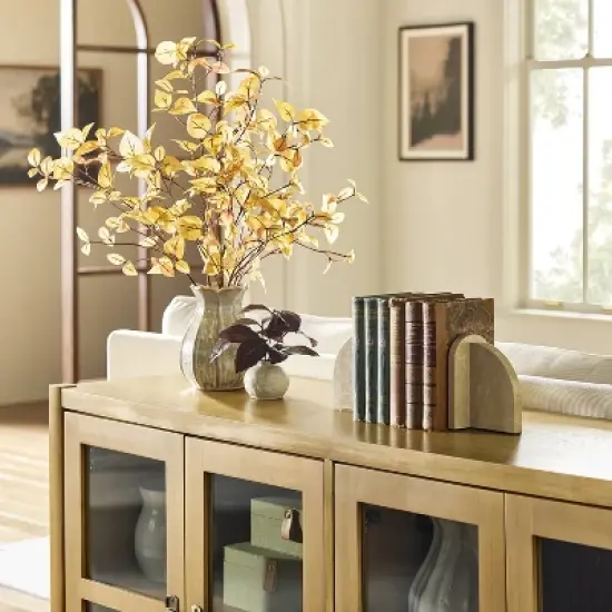Set of 2 Marble Bookends - Hearth & Hand&trade; with Magnolia image {1}