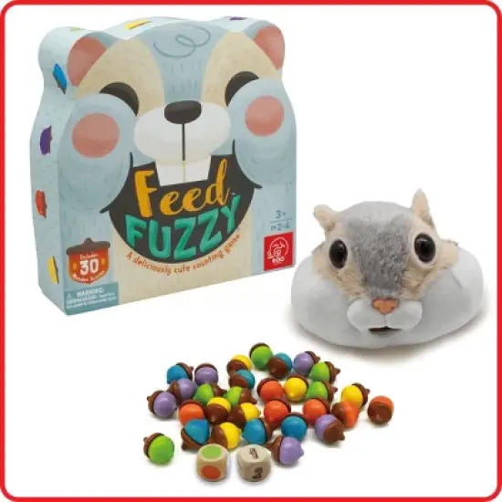 ROO GAMES Feed Fuzzy Color and Counting Game for Kids image {1}