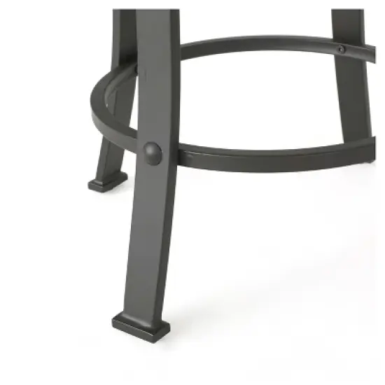 Set of 2 Skyla Rotating Counter Height Barstool Natural - Christopher Knight Home image {3}