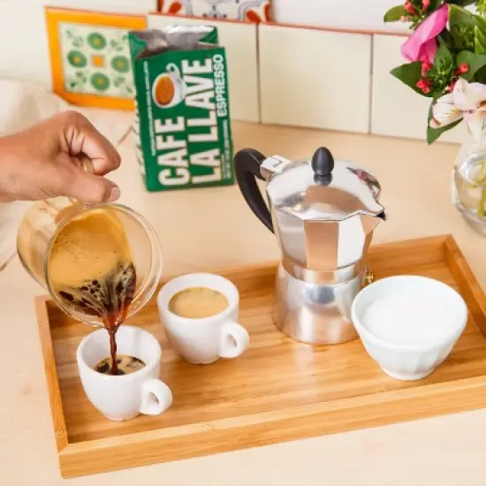 Cafe La Llave Espresso 100% Pure Dark Roast Ground Coffee - 10oz image {4}