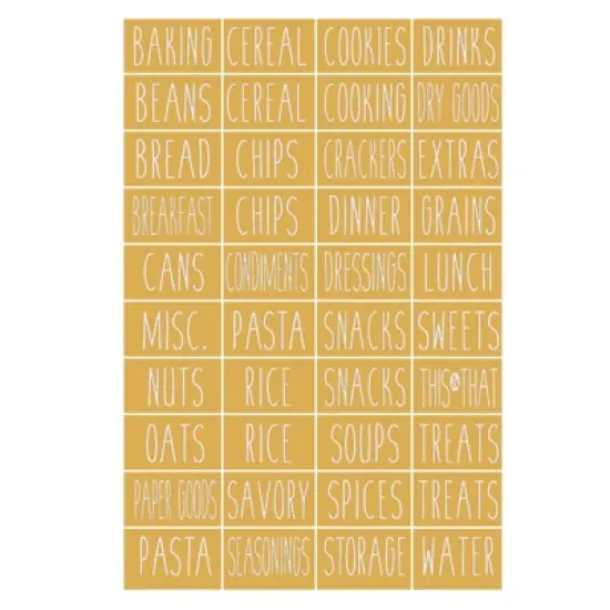 Talented Kitchen Talented Kitchen 8 Piece Metal Basket Labels Clip On Holders with 40 Labels, Black Label Clips for Storage Bins image {6}