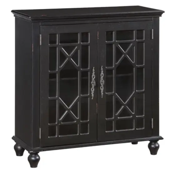 Eliza Wood Sideboard in Antique Black - Lexicon image {4}