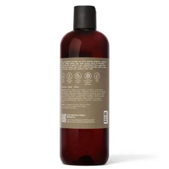 Papatui Men's Sulfate-Free Exfoliating and Hydrating Coconut Oil Body Wash - Vanilla Shea - 18 fl oz image {8}
