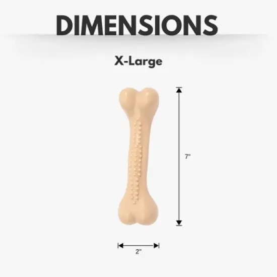 Country Living Nylon Chew Bone Dog Toy for Heavy Chewers (Chicken Flavored) &ndash; Available in 2 Sizes image {9}