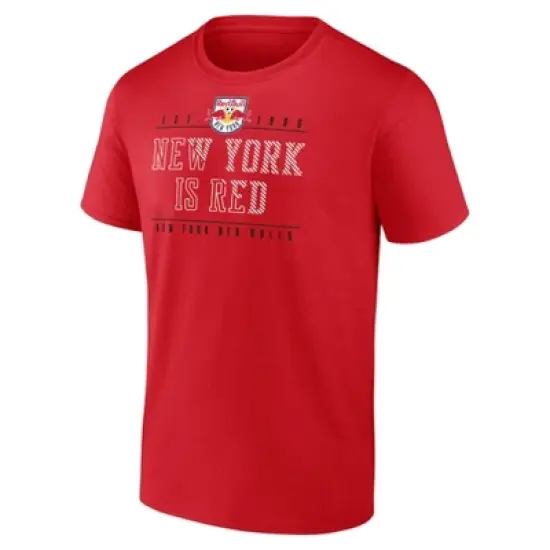 MLS New York Red Bulls Men's Short Sleeve Pitch Core T-Shirt image {1}