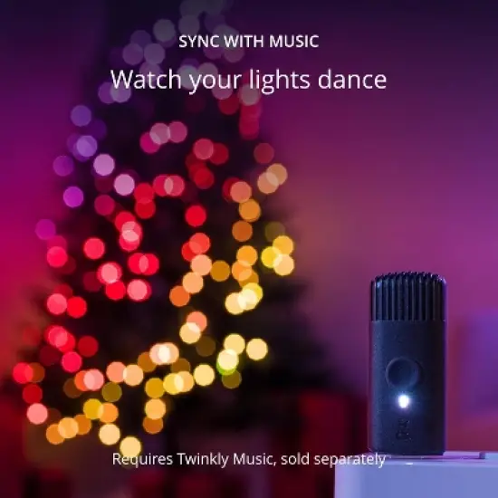 Twinkly Strings USB-C  100 Pearl-shaped RGB LEDs Green Wire USB-C image {7}