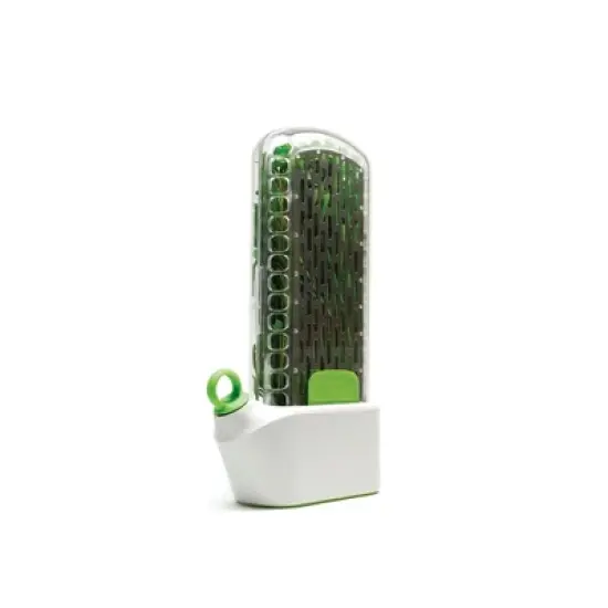 Herb Savor Herb Container - Keeps Herbs Fresh Up to 3 Weeks, Kitchen Essential with Hinged Door & Pouring Spout, BPA Free, Dishwasher Safe image {1}