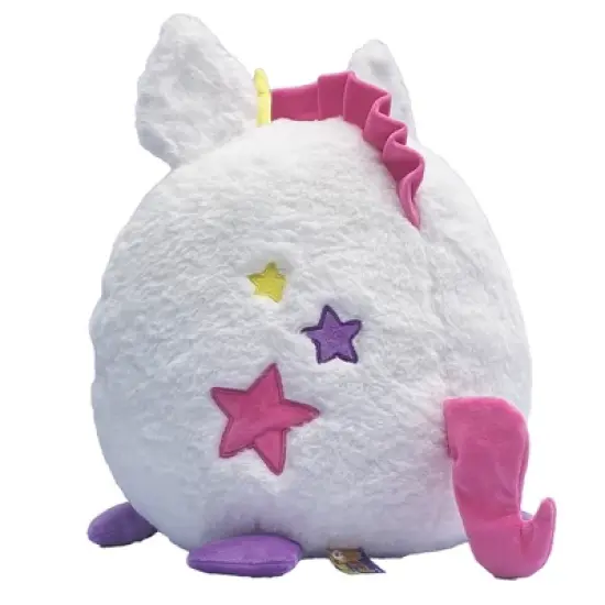 Hangry Petz: Luna Unicorn - 12" White-Pink-Purple Animal Plush image {2}