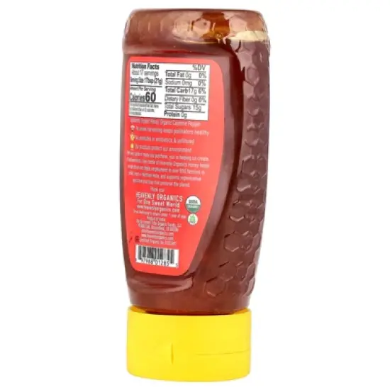 Heavenly Organics 100% Organic Hot Honey, 12 oz (340 g) image {2}