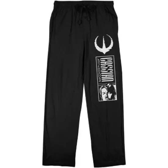 Star Wars: Andor Cassian Men's Black Sleep Pajama Pants image {6}