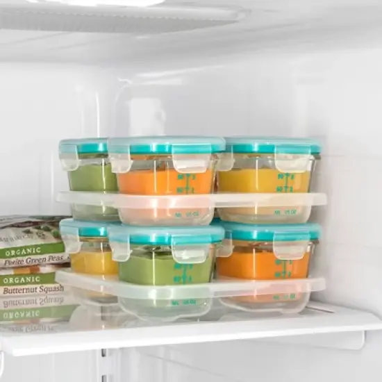 OXO Tot Baby Glass Food Storage Blocks - 8pc image {1}