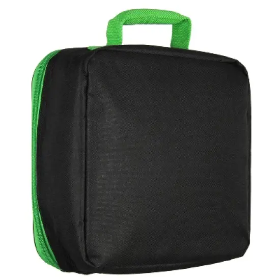 Minecraft Video Game Creeper Insulated Lunch Box Black image {1}