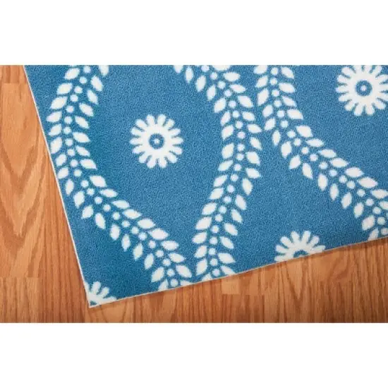 Nourison Home & Garden Navy Indoor/Outdoor Area Rug image {3}