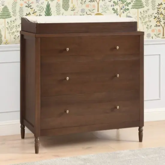 Delta Children Serena 3 Drawer Dresser with Changing Top image {15}
