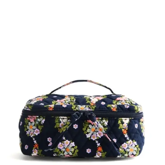 Vera Bradley Women's Outlet Cotton Essential Brush Up Cosmetic Toiletry Case image {5}