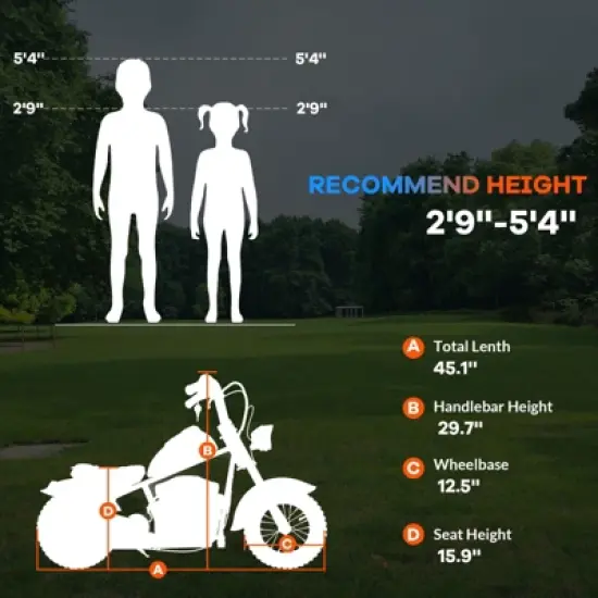 Electric Dirt Bike for Kids: 15MPH, 150lb Max, 24V/300W Motor, 2-Speed, LED Lights, Air Tires image {6}