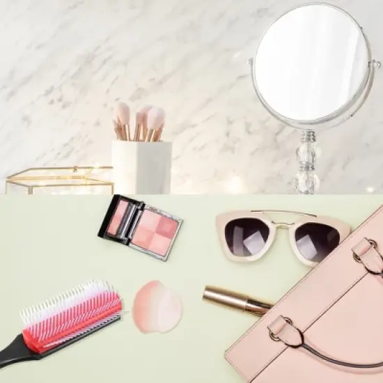 Unique Bargains Styling Detangling Brush Black Red 8.19''x1.69'' image {5}