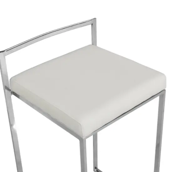 25.25" Lillian Upholstered Counter Height Barstool - Carolina Chair & Table image {6}
