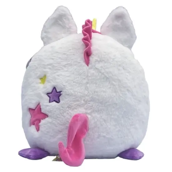 Hangry Petz: Luna Unicorn - 12" White-Pink-Purple Animal Plush image {5}