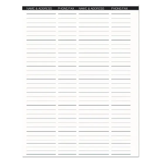 Recycled Two Year Monthly Planner with Expense Logs, 8.75 x 6.88, Black Cover, 24-Month: Jan 2026 to Dec 2027 image {2}