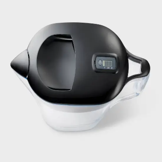 Water Filtration Pitcher Black 10 Cup Capacity - up&up&trade;: Dishwasher-Safe, 2 Filters, Electronic Change-Filter Indicator image {2}