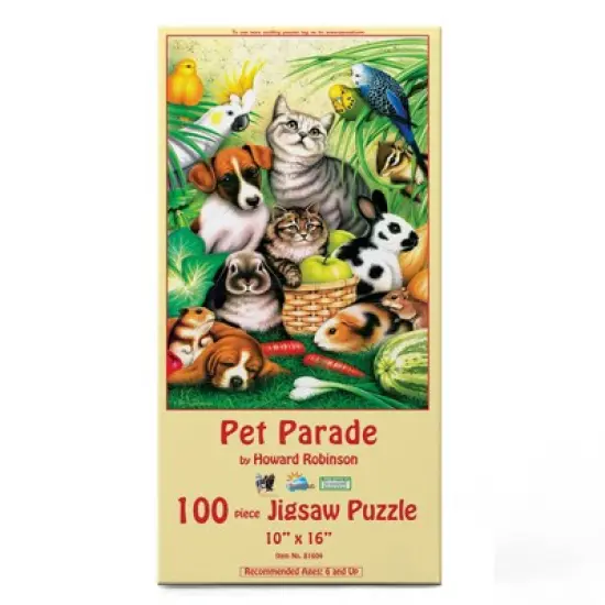 Sunsout Pet Parade 100 pc   Jigsaw Puzzle 81604 image {2}