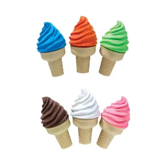 Geddes Ice Cream Shoppe Scented Sharpeners and Erasers - 24 per box image {1}