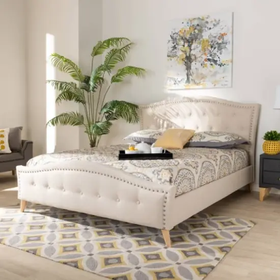 Felisa and Platform Bed - Baxton Studio image {3}