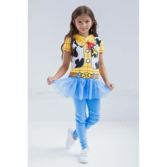 Disney Minnie Mouse Winnie the Pooh Pixar Toy Story Mickey Mouse Baby Girls Cosplay T-Shirt Dress and Leggings Outfit Set Infant image {2}
