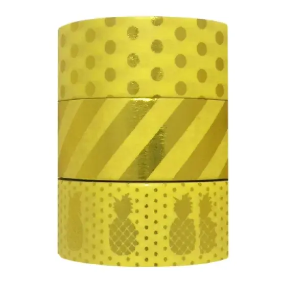 Wrapables Washi Masking Tape (Set of 3) image {5}