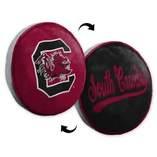 NCAA South Carolina Gamecocks 15" Circular Cloud Pillow image {3}