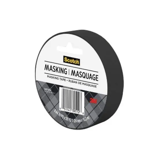 Scotch Expressions .94" x 20yd Masking Tape - Black image {9}