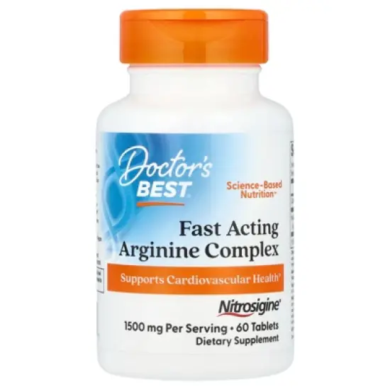 Doctor's Best Fast Acting Arginine Complex, 60 Tablets image {4}