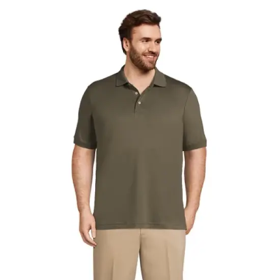 Lands' End Men's Short Sleeve Super Soft Supima Polo Shirt image {14}