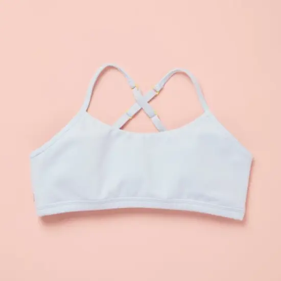 Yellowberry Girls' Ultimate Full Coverage Cotton First Bra with Convertible and Adjustable Straps image {3}