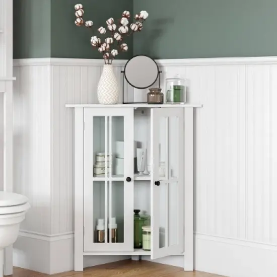 Danbury Two Door Corner Cabinet - RiverRidge Home image {1}