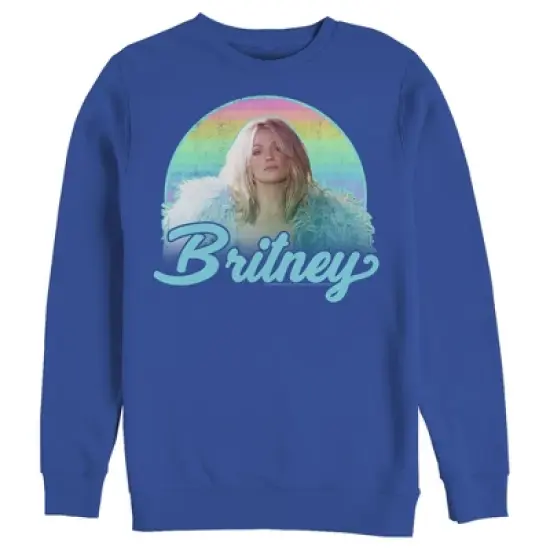 Men's Britney Spears Rainbow Star Sweatshirt image {5}