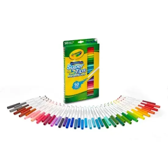 Crayola 50ct Super Tips Washable Markers image {2}