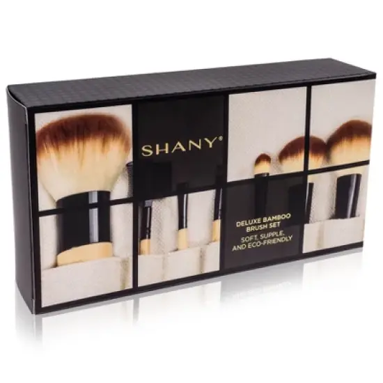 SHANY Bamboo Brush Set - Vegan Brushes  - 7 pieces image {5}