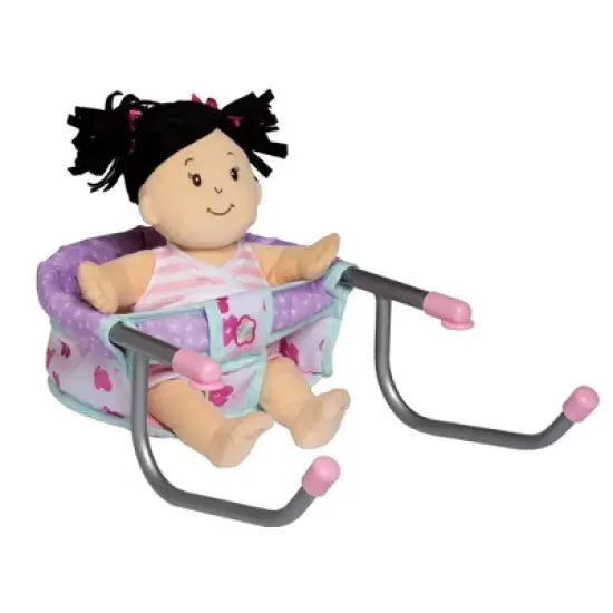 Manhattan Toy Baby Stella Time to Eat Table Chair First Baby Doll Play Set for 15" Dolls image {3}