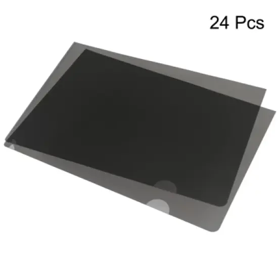 Unique Bargains L-Type A4 Clear Plastic File Folder 24 Pcs image {2}