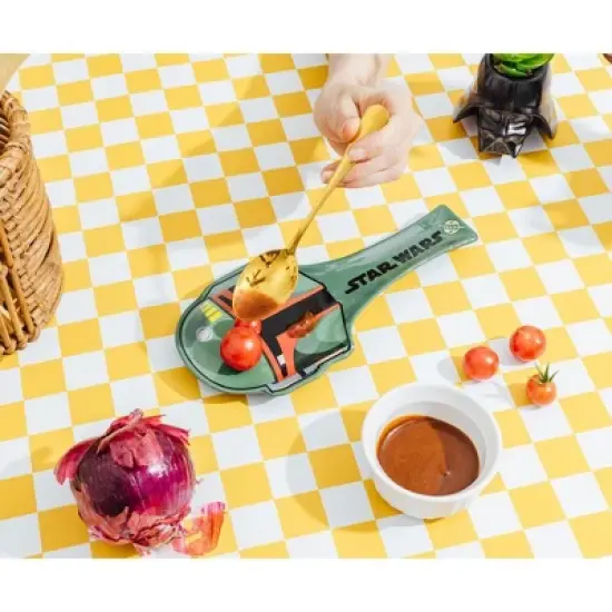 Silver Buffalo Star Wars Boba Fett Sculpted Ceramic Spoon Rest image {6}