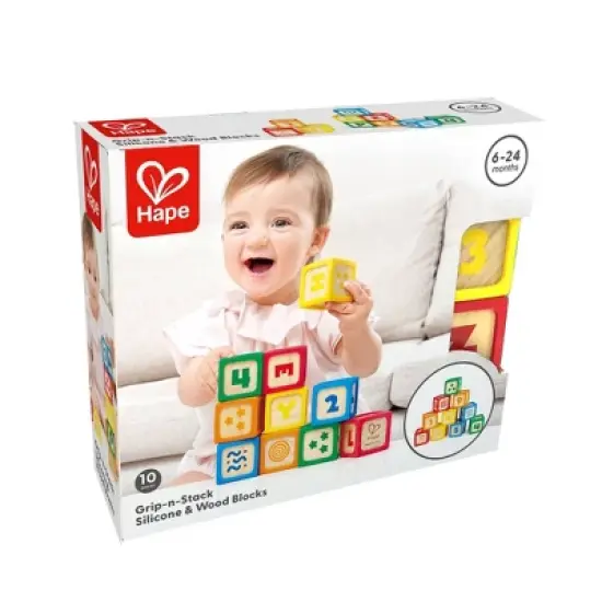 Hape My First Wooden Blocks Stacking Toy image {16}
