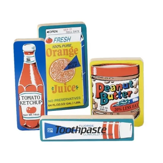 Guidecraft Grocery Store Wooden Play Products - 12 Pieces image {1}