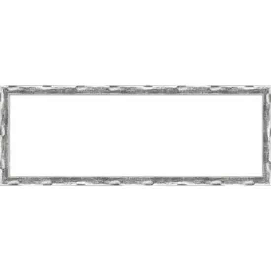 Amanti Art Scratched Wave Chrome Framed Dry Erase Magnetic Board image {15}