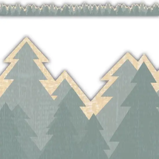 Teacher Created Resources&reg; Moving Mountains Road Trip Trees Die-Cut Border Trim, 35 Feet Per Pack, 6 Packs image {3}