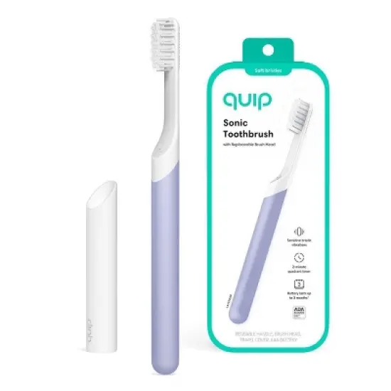 quip Plastic Electric Toothbrush Starter Kit - 2-Minute Timer + Travel Case image {16}